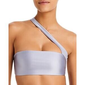 Jade Swim Halo Asymmetric Bikini Top Periwinkle Size XL 0368